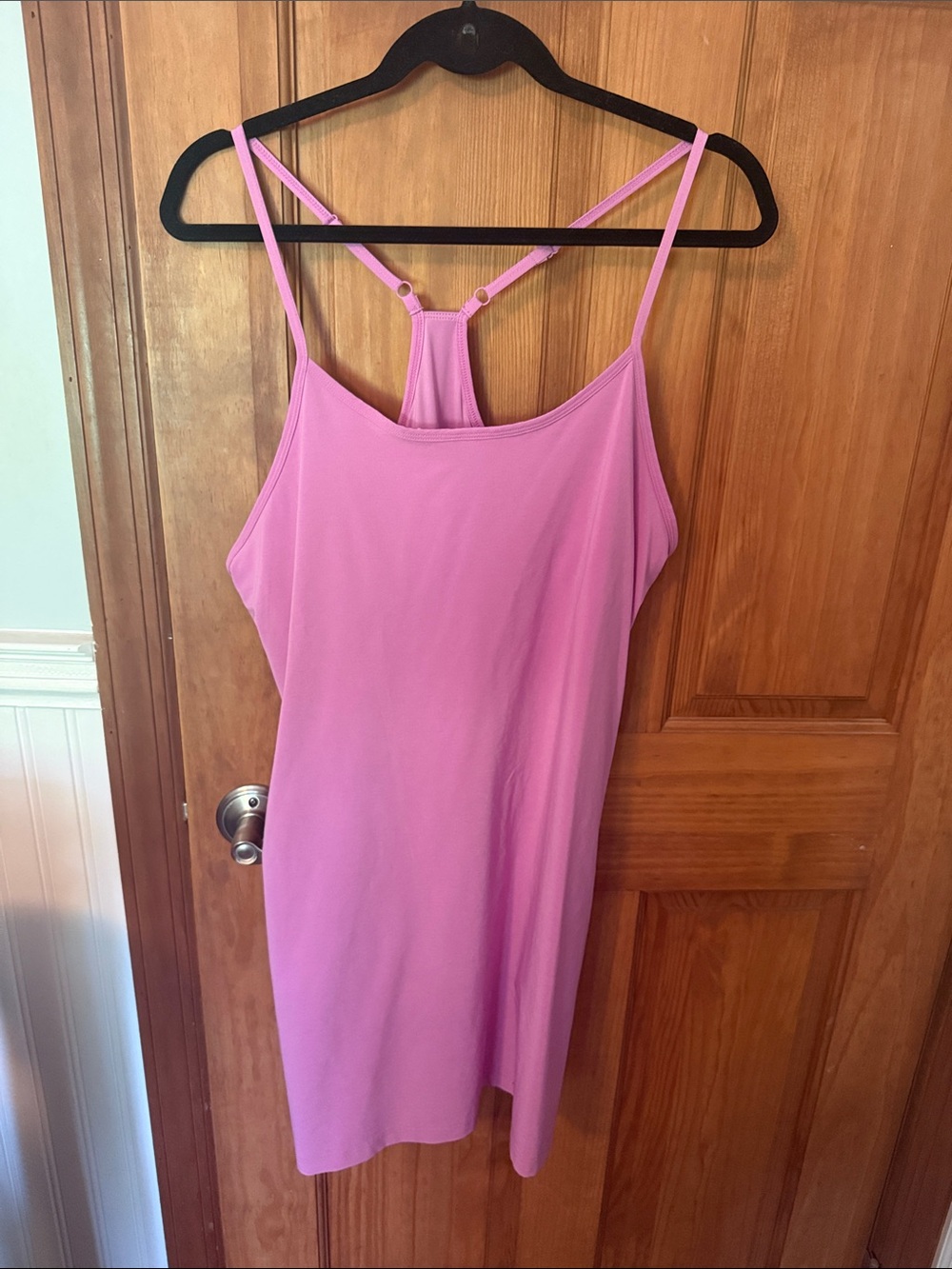 all in motion Pink Spaghetti-Strap Racerback Camisole Dress